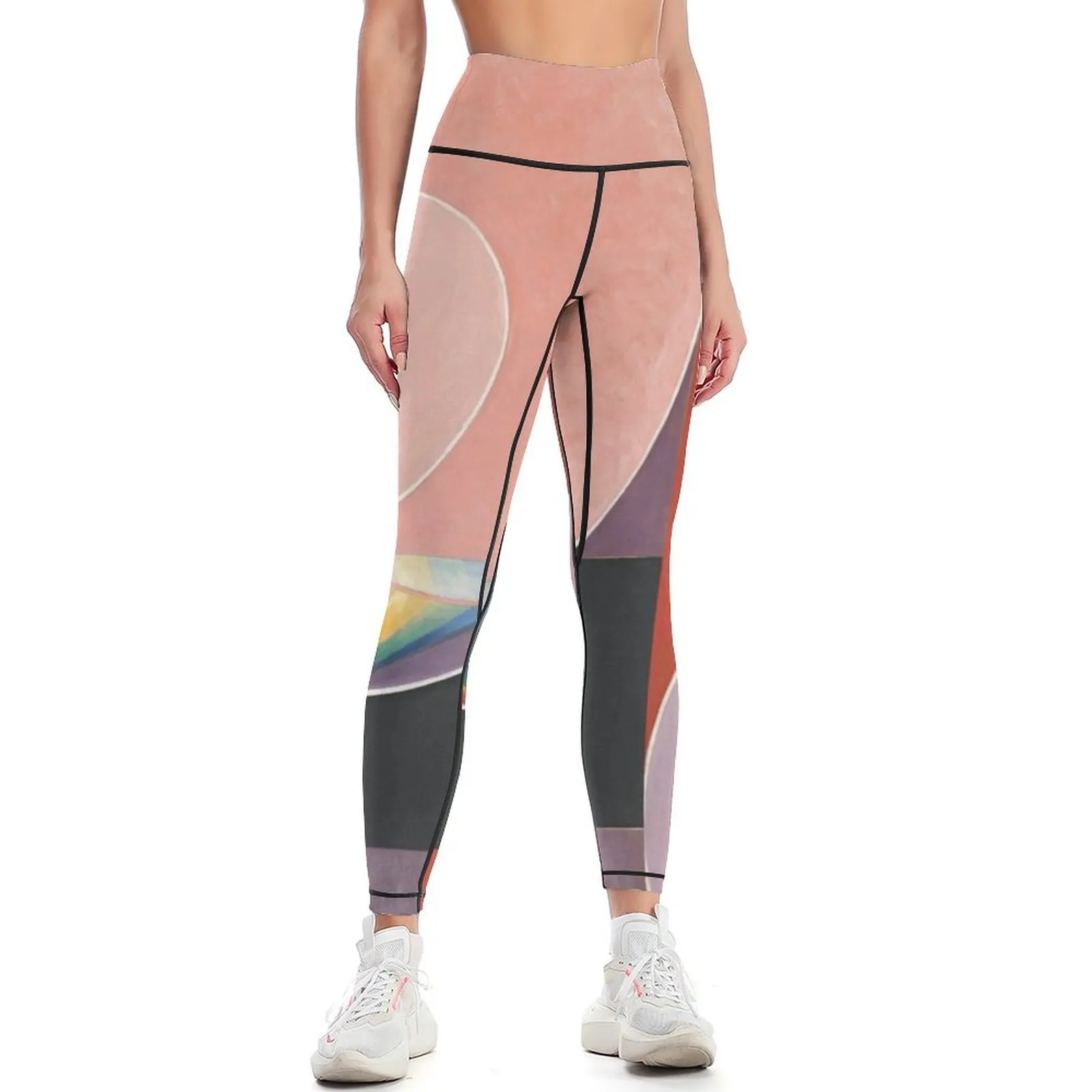 Hilma af Klint & quot; Doves no.2 & quot; Leggings push up legging Women's sports gym's clothing Womens Leggings