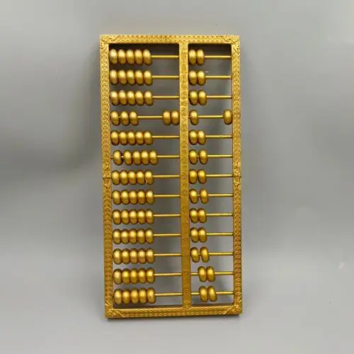 Copper abacus ornaments for attracting wealth and treasures