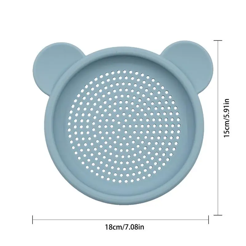 Silicone Sand Sieve Toy Sandbox Toys Summer Beach Toys For Kids Safe Silicone Children Cute Animal Model Travel Beach Toys