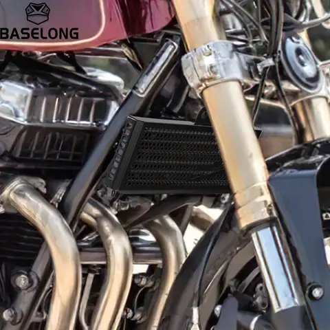 För Honda CB 750 Seven Fifty 1992-1993-1994-1995-1996-1997-1998-1999-2000-2001-2002-2003 Oljekylare Skydd Kylargrillskydd 10 best sales Honda CB 750 Seven Fifty - №8