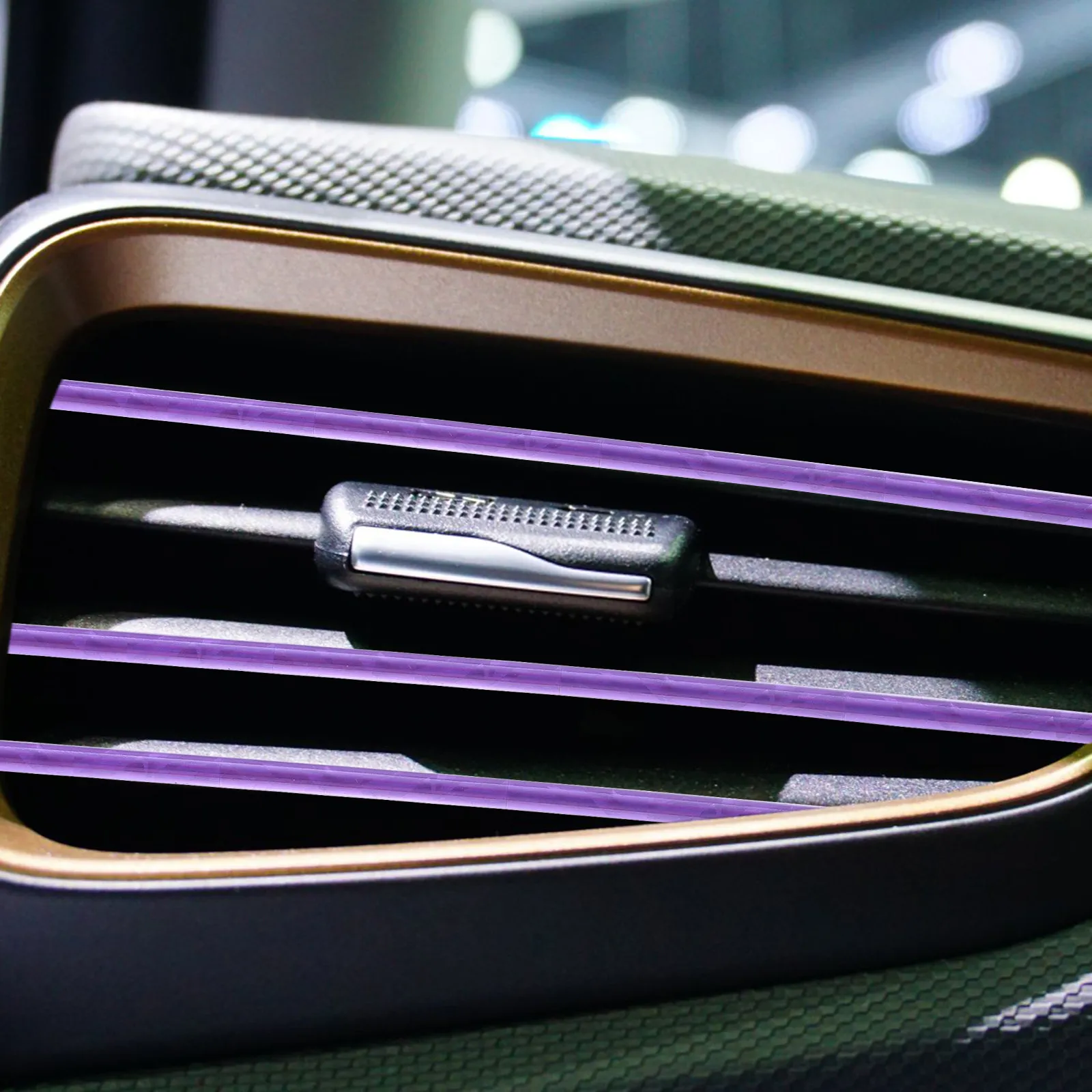 

10 шт. элегантных декоративных накладок для вентиляционных отверстий автомобиля, U-образные клипсы для стильного дизайна приборной панели