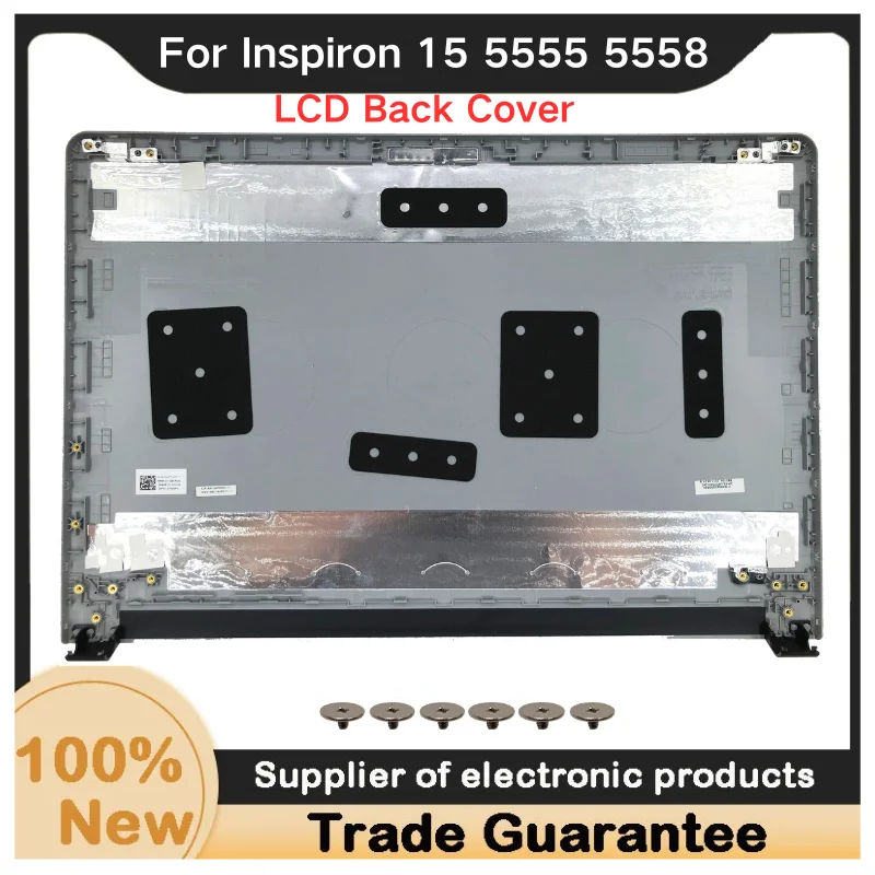 New For Kailxuling Inspiron 15 5555 5558 LCD Back Cover Front Bezel Palmrest Lower Bottom Top Panel No Touch Laptop Case