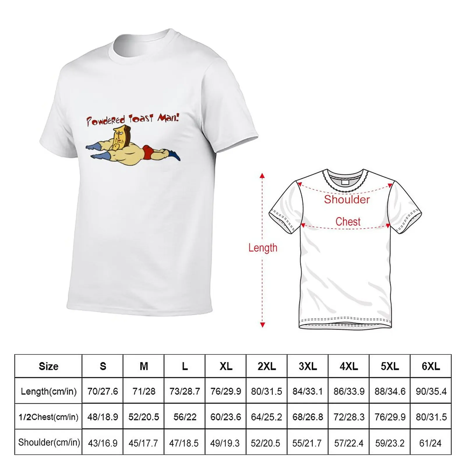 New Powdered Toast Man Ren and Stimpy T-Shirt sweat shirts Short sleeve tops mens graphic t-shirts funny