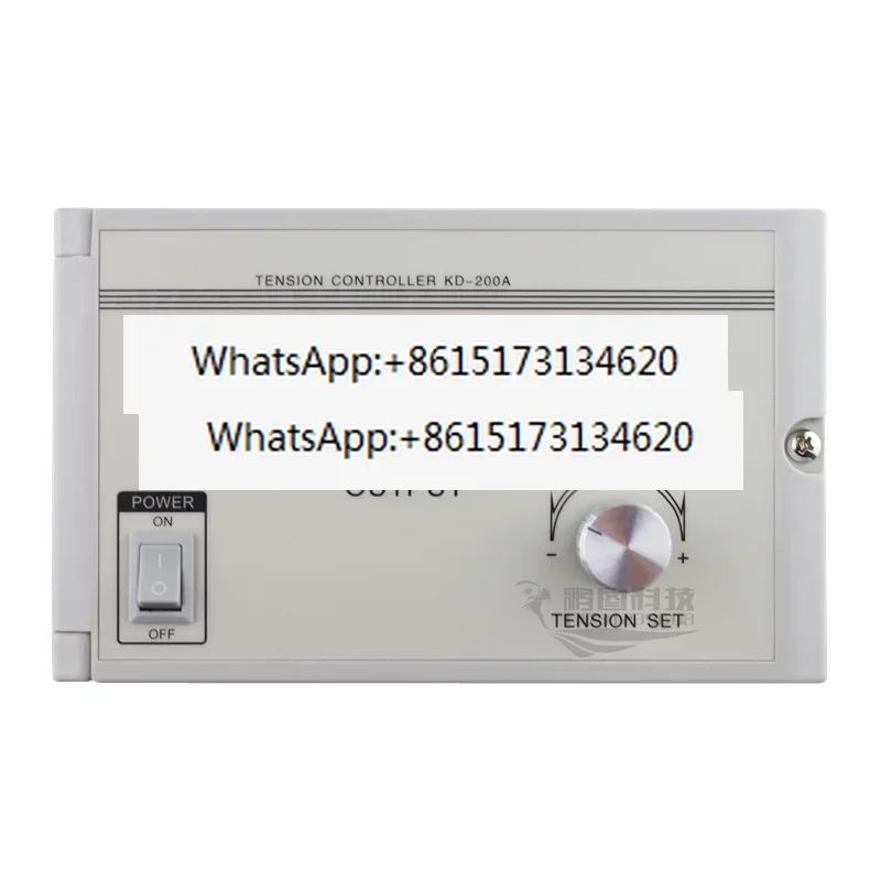 

Magnetic powder brake clutch tension control, high-precision manual tension gauge KD200A winding and unwinding