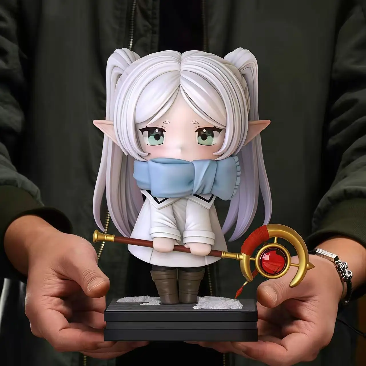 جنازة ليليان الملابس الشتوية ليليان فتاة جميلة الرسوم المتحركة عمل نموذج لجسم لعبة الديكور #3