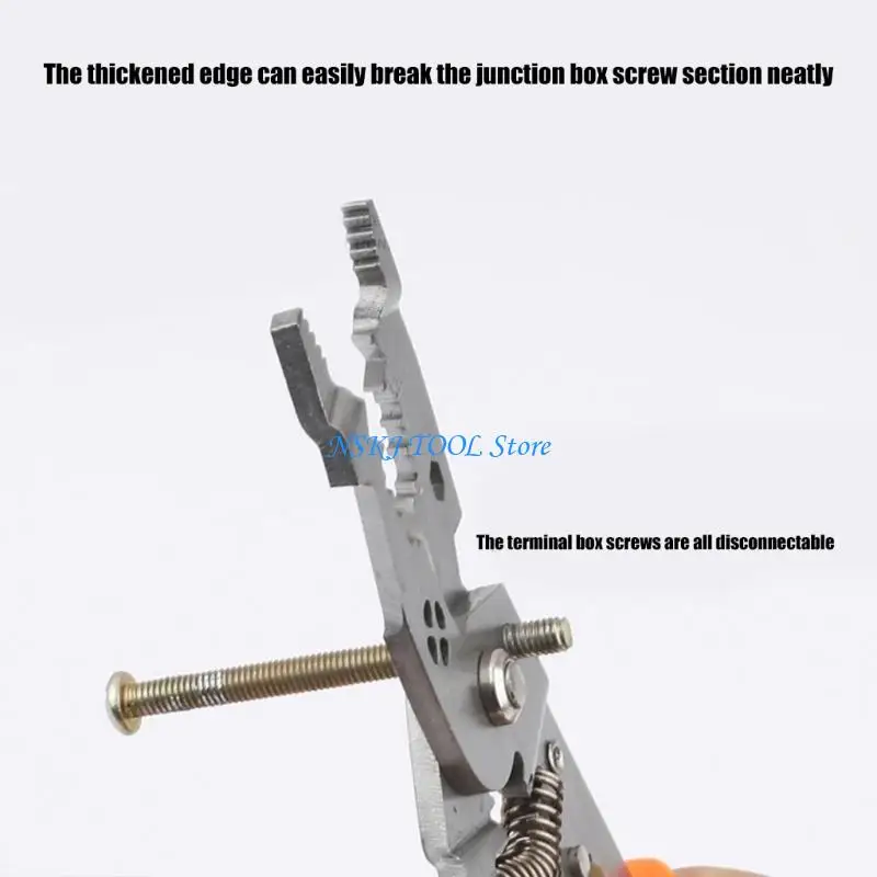 

L8RC Multifunctional Wire Stripper and Cutter Pliers Tool for Home and Industrial Use