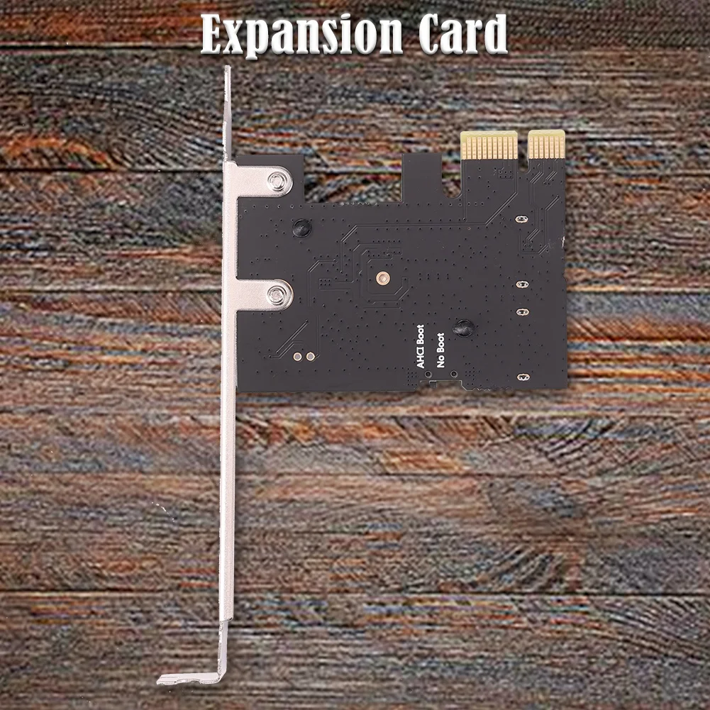 

PCI Express 1x to SATA3.0 2 Port Riser Card PCI-E3.0 Expansion Converter Board