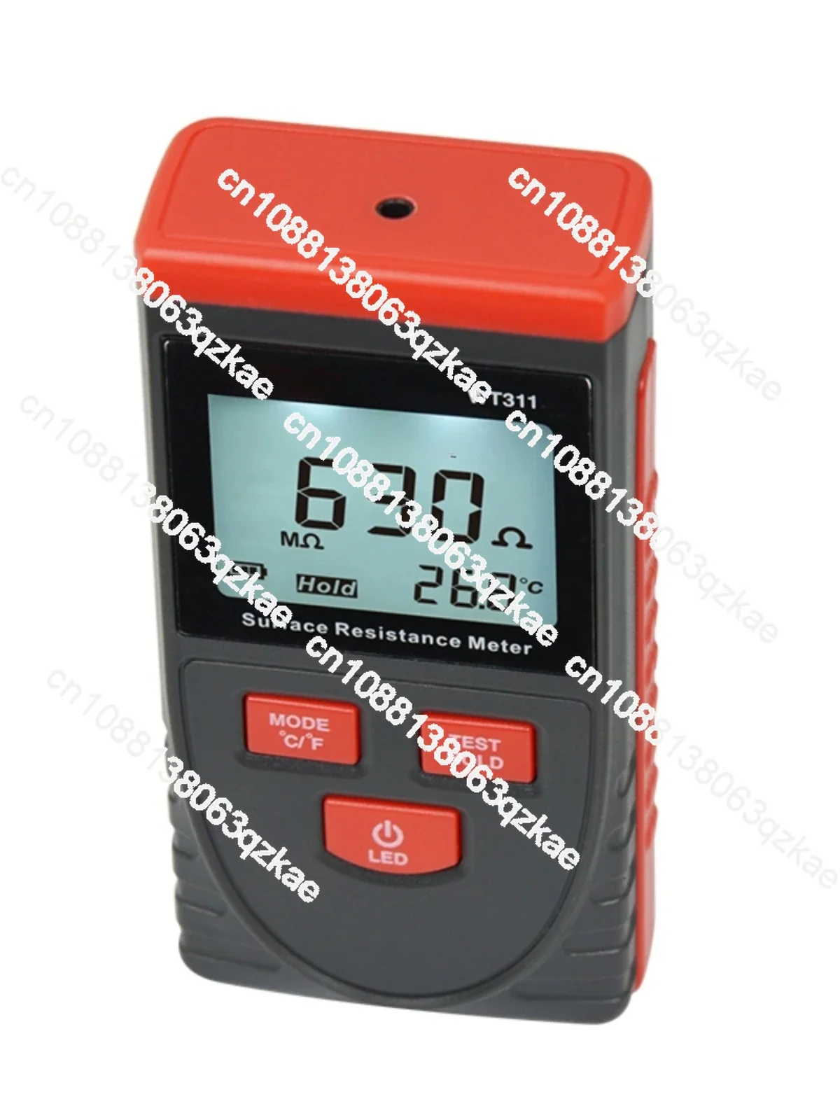 Wt311 Surface Resistance Test Instrument Anti-Static Detection Instrument Digital Display Impedance Ohmmeter Anti-Static