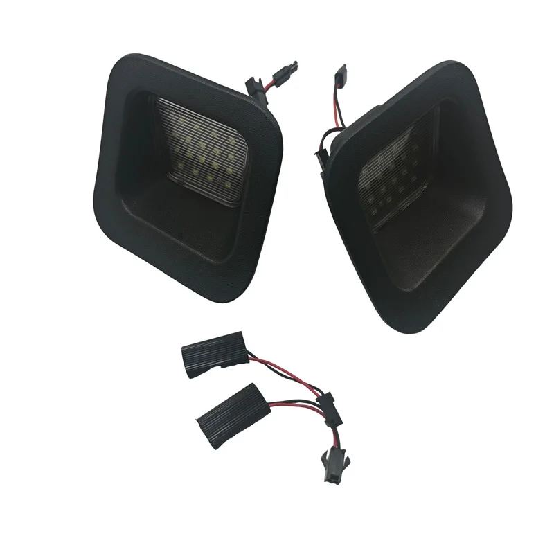 2Pcs LED License Plate Light Canbus Lamp For Dodge Ram 1500 2500 3500 2003-2018 1500 Classic 2019 55077291AE
