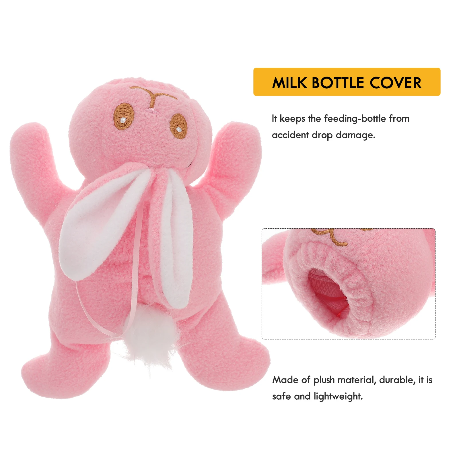 

1pc Milk Bottle Insulation Cover Feeding-Bottle Sleeve Feeding-Bottle Bag Durable Lightweight Anti-Drop Home Outdoor Use