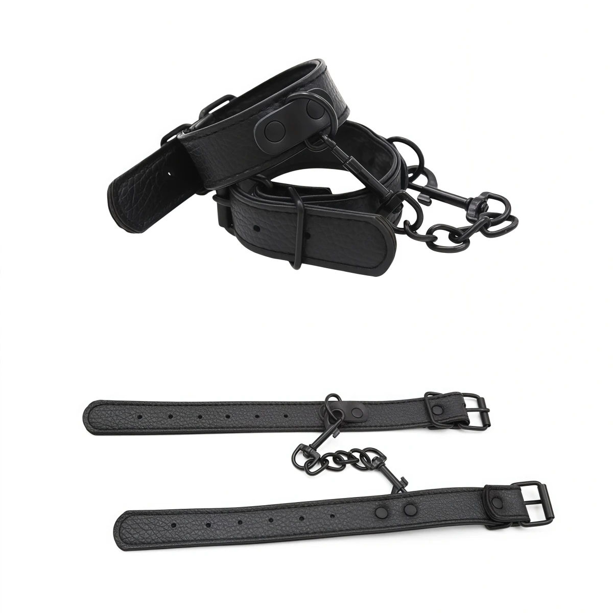 الرجال النساء تأثيري الأداء الدعائم حفلة ل عبودية الكفة سوار جلد مع أبازيم القوطية الشرير نمط معصمه قابل للتعديل #2