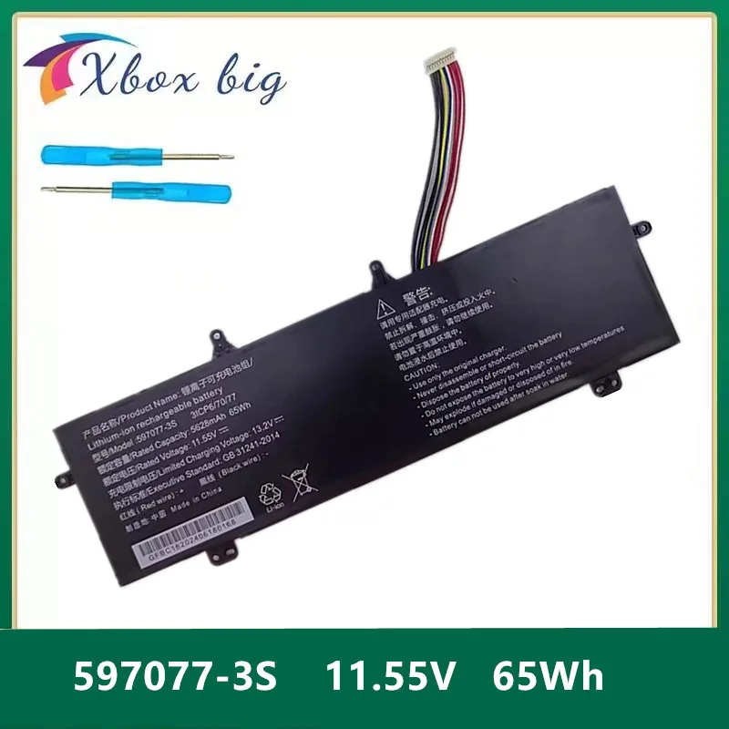 

Новый аккумулятор для ноутбука 597077-3S, 11,55 В, 65 Втч, 5628 мАч, 11 контактов, 11 линий для Machenike Machcreator-14 BS9SU BF9SU 14BS9SU 14BF9SU