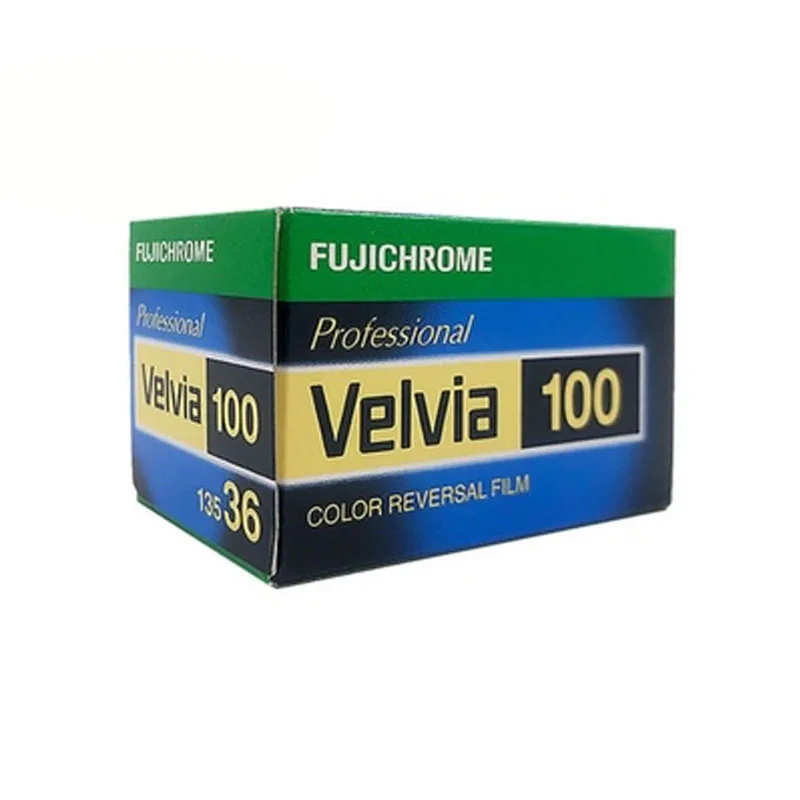 The New Fuji Original Velvia100 RVP135 Professional Color Reversal Film Positive Film Saturation （Expiration Date: 4.24 years）