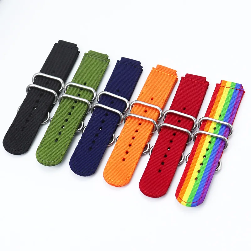 18mm Nylon Watch Strap For Casio AQ-S810W S800W SGW-300H/400H/500H MRW-200H AE-1000W AE-1300/1200 W-S200H/800H/216H/735H Band