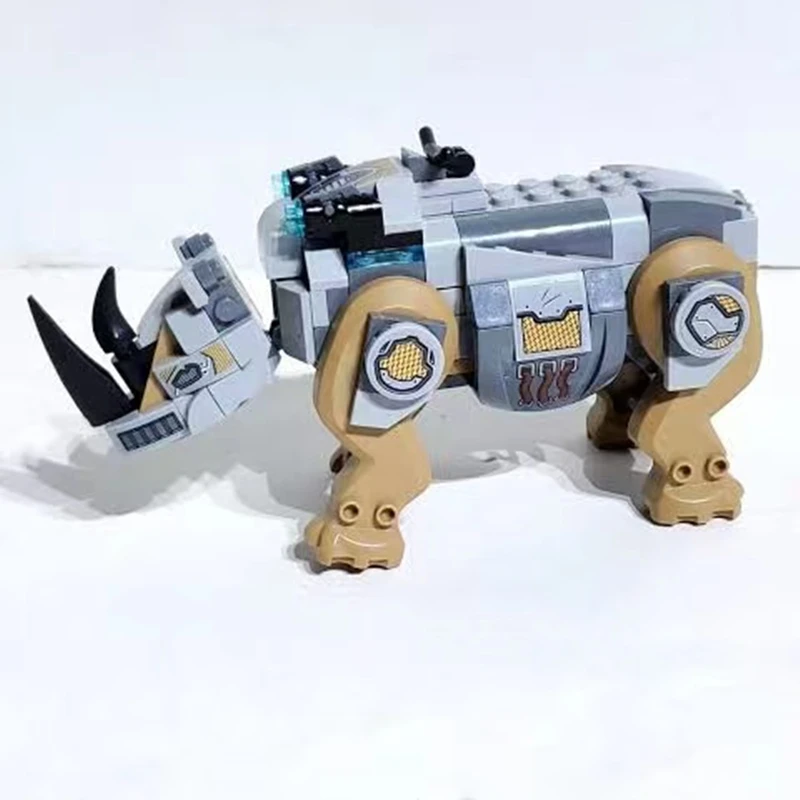 

247 шт. Mine Rhino Face-Off строительные блоки детские совместимые 76099 игрушки для детей подарок 07100