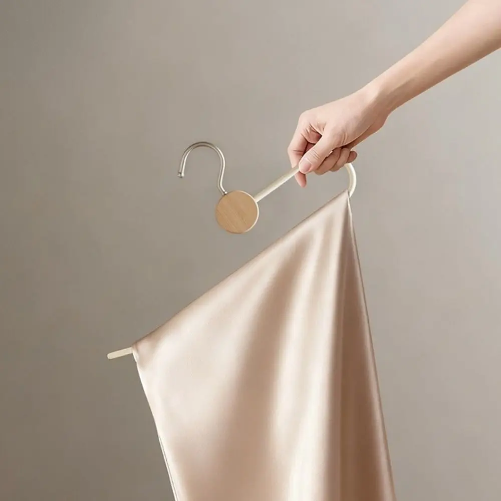 Metal Pants Hanger Rotating Hook Open End Structure Door Hanging Rack Crease Free Non Slip Clothes Storage Rack