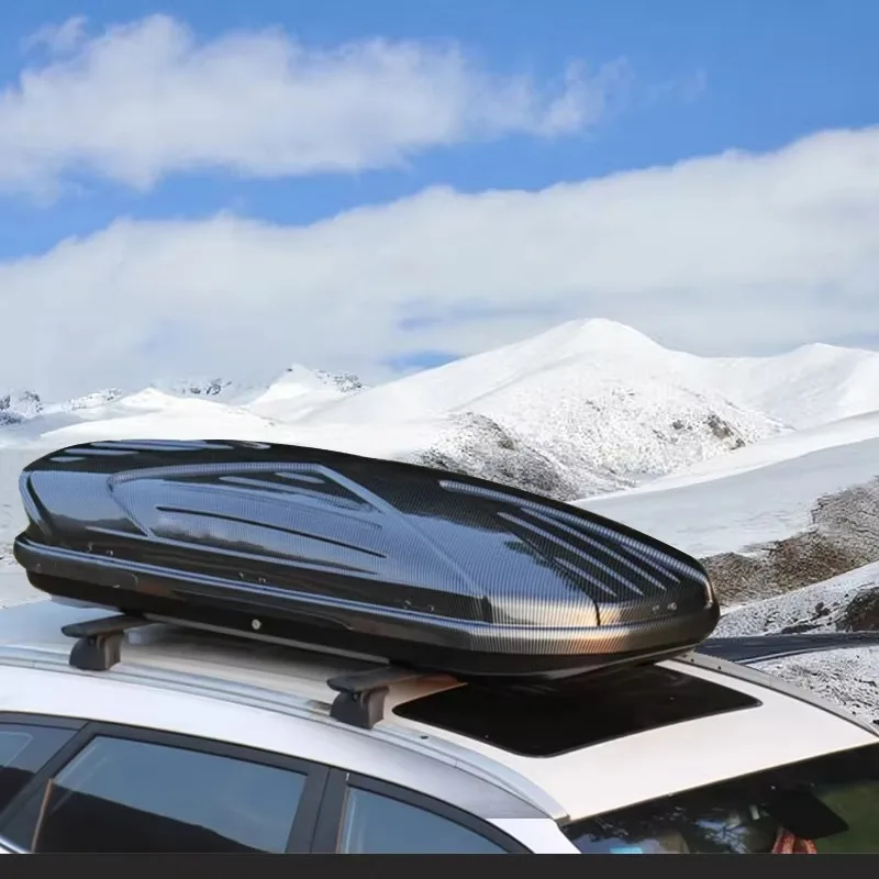 

Автомобильный багаж на крышу из углеродного волокна, большая вместимость, автомобильный внедорожник на крышу, универсальный чемодан 550L 600L 650L 750L 800L 900L