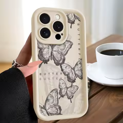 Shadow Butterfly Case For Infinix Note 12 G96 30 VIP Tecno Spark 10 10C Camon 20 Hot 30i 30 Play GT 10 Pro Smart 7