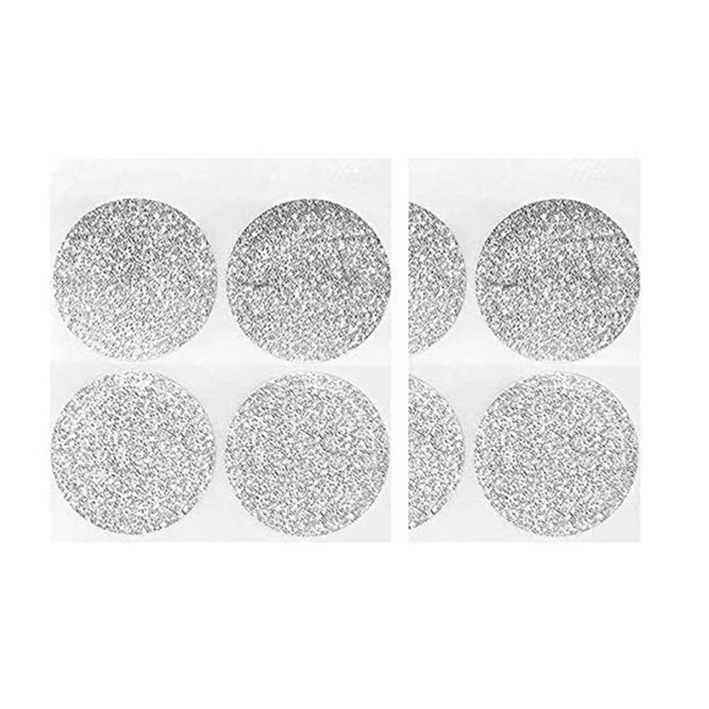 BBNV-100Pcs 알루미늄 호일 뚜껑 알루미늄 뚜껑 씰 Nespresso Originalline 캡슐 용 호일 뚜껑 스푼 브러시가있는 커피 포드