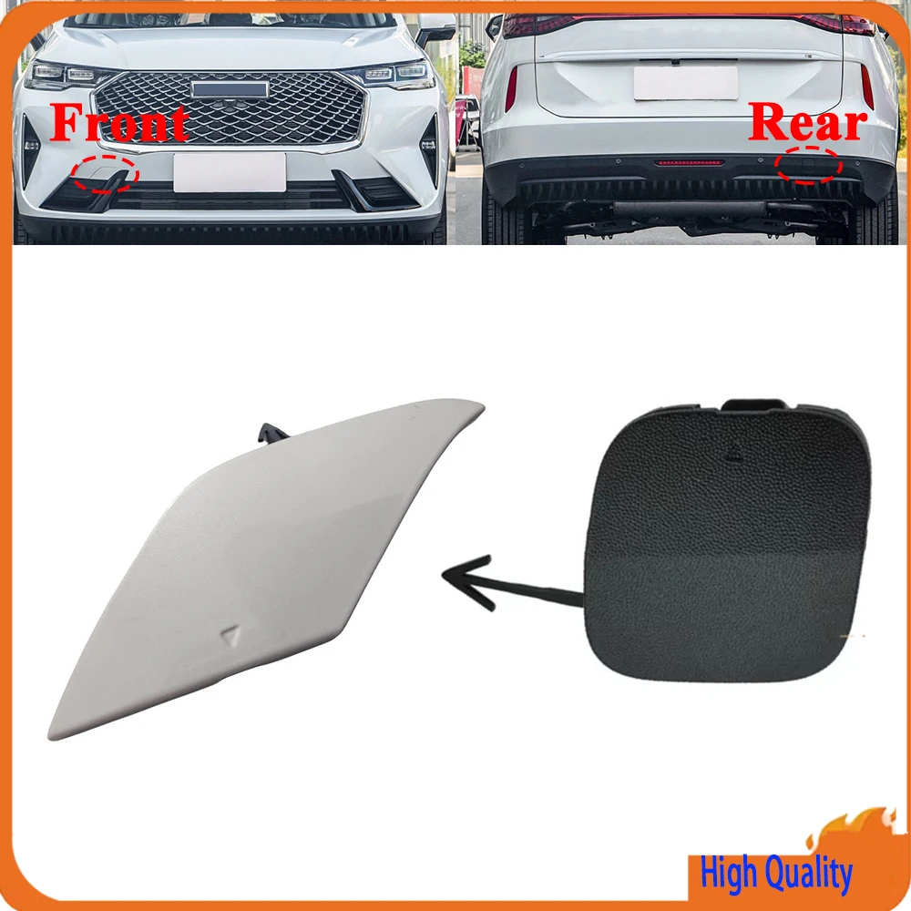 For Great Wall GWM Haval H6 MK3 2021 Exterior Front Rear Bumper Trailer Hauling Eye Cap Towing Hook Cover