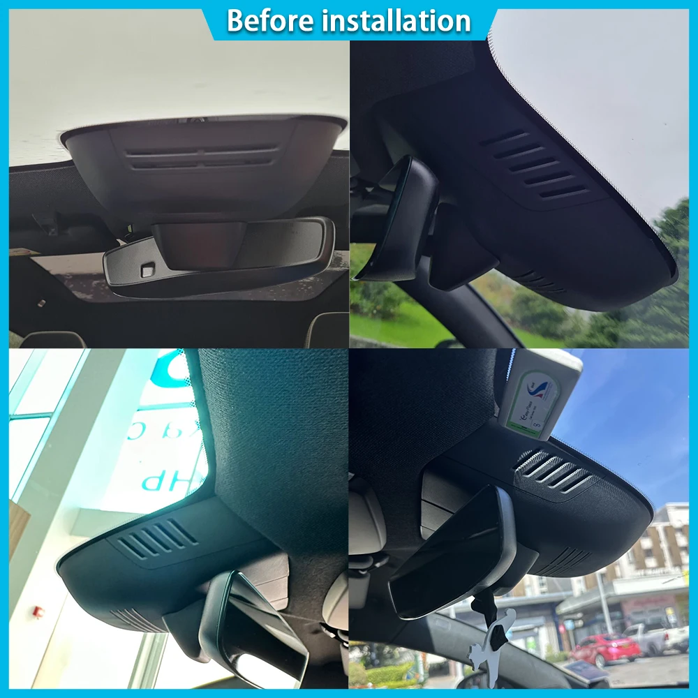 for Volvo EC40 C40 Recharge 2021 2022 2023 2024 2025 4K DVR Dash Cam Camera Lens 24 Hour Parking Video Recorder Recording