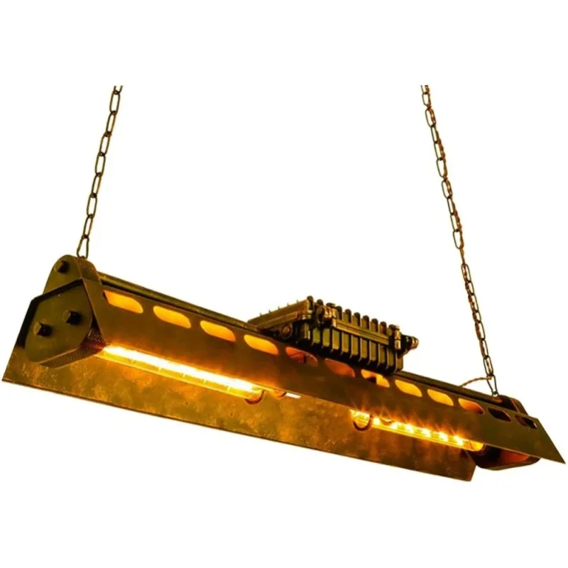 JOYINLED Rustikaler Industrieller Kronleuchter Retro Pendelleuchte Loft Restaurant Bar Café Amerikanischer Stil Eisenkunstlampe