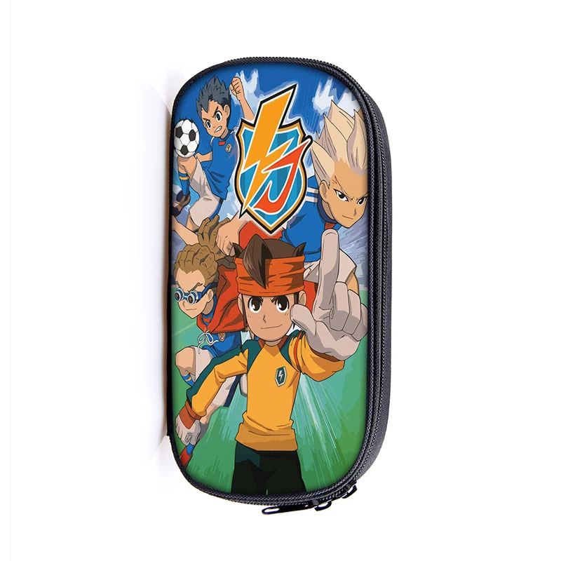 Anime Inazuma Eleven Print Cosmetic Case Pencil Bag Teenager Stationary Bags Cartoon Pencil Box School Supplies Gift