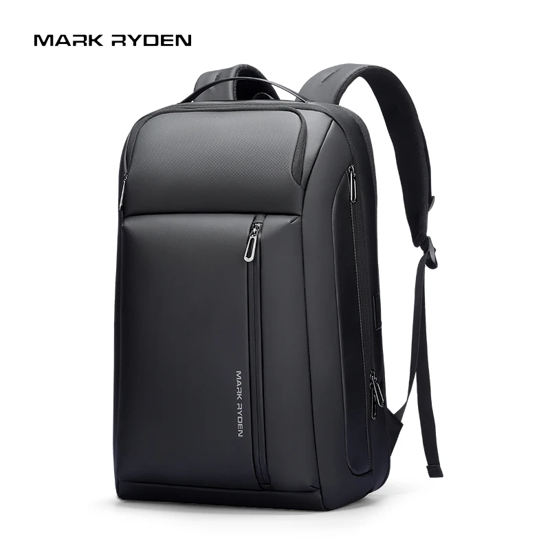MARK RYDEN Expandable Business Rucksack, Water-Resistant Laptop Backpack with Wet & Dry Pocket, YKK Zippers & Luggage Strap