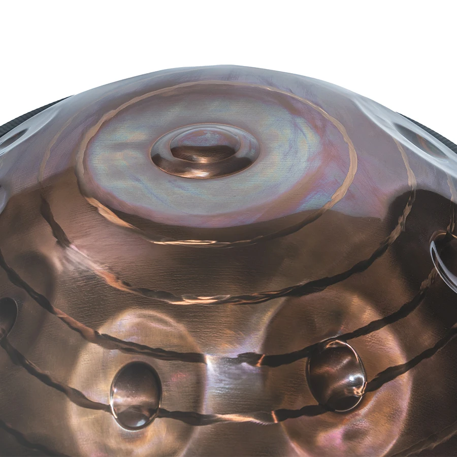 Profession Healing Musical Instrument, Bright Moon Pure Hand-polished 10-note Handpan