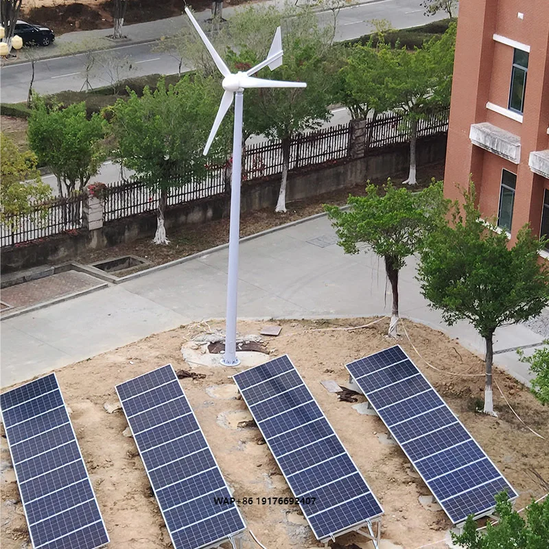 5kw Wind Turbine and Solar Panel Combination Wind System for Electricity Production