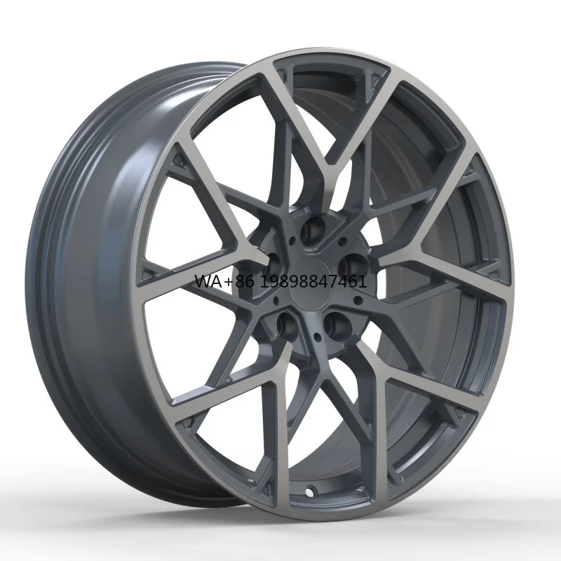 

for Rimpower 17/18/19/20 Inch Multi-Spoke Black Alloy Wheels 5x114.3 5X112 5X108 Fit Luxury high-end customization