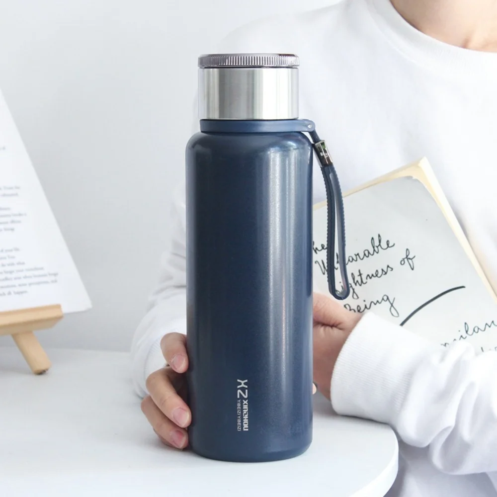1L Thermos For Water 316 Stainless Steel Vaccum Insulated Bottle For Tea With Tea Infuser Travel Tumbler Keep Hot Cold