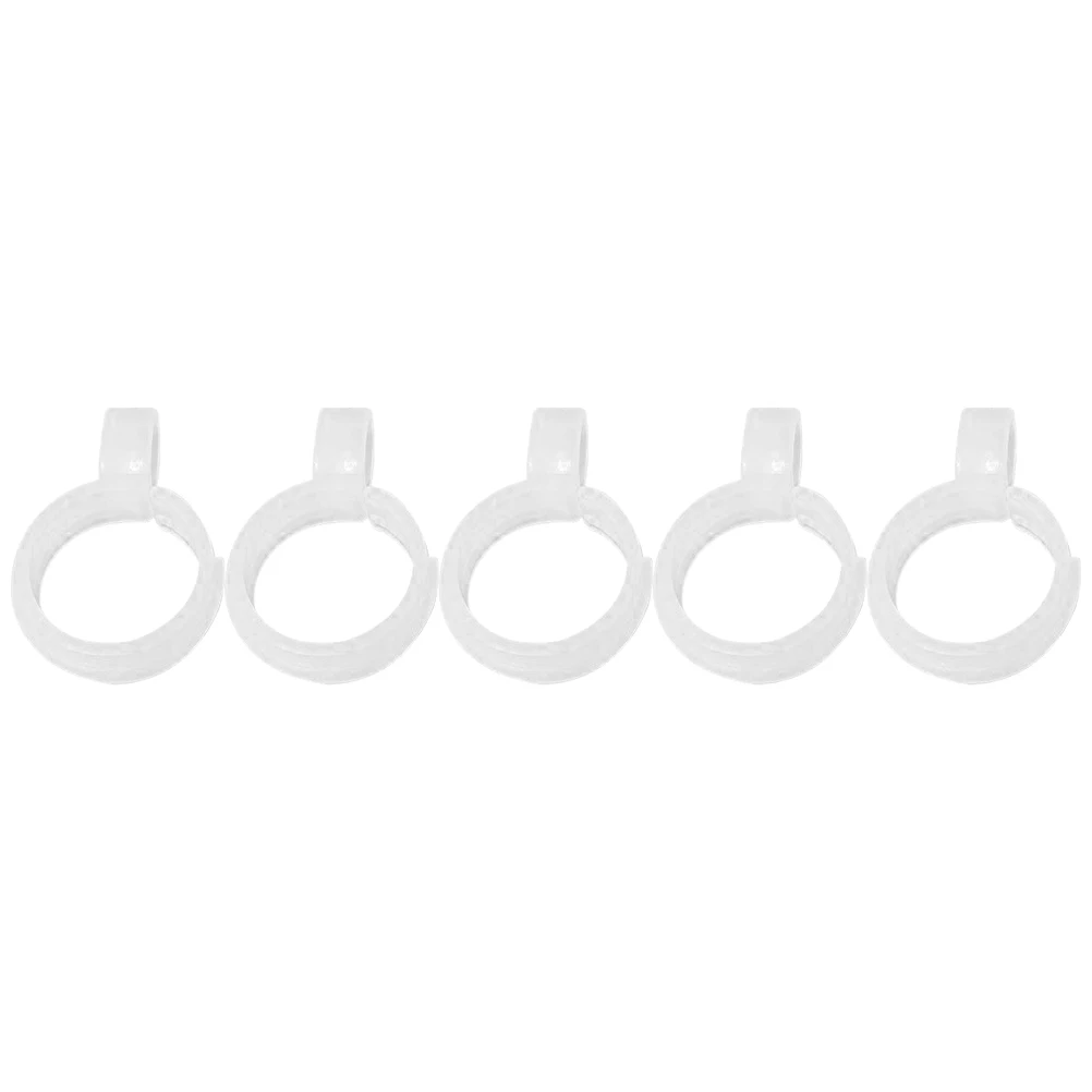 

5 Pcs Rolled Cloth Buckle Card Needlework Fabric Clamps Embroidery Holder Clip Outdoor Clips Sewing Plastic Travel