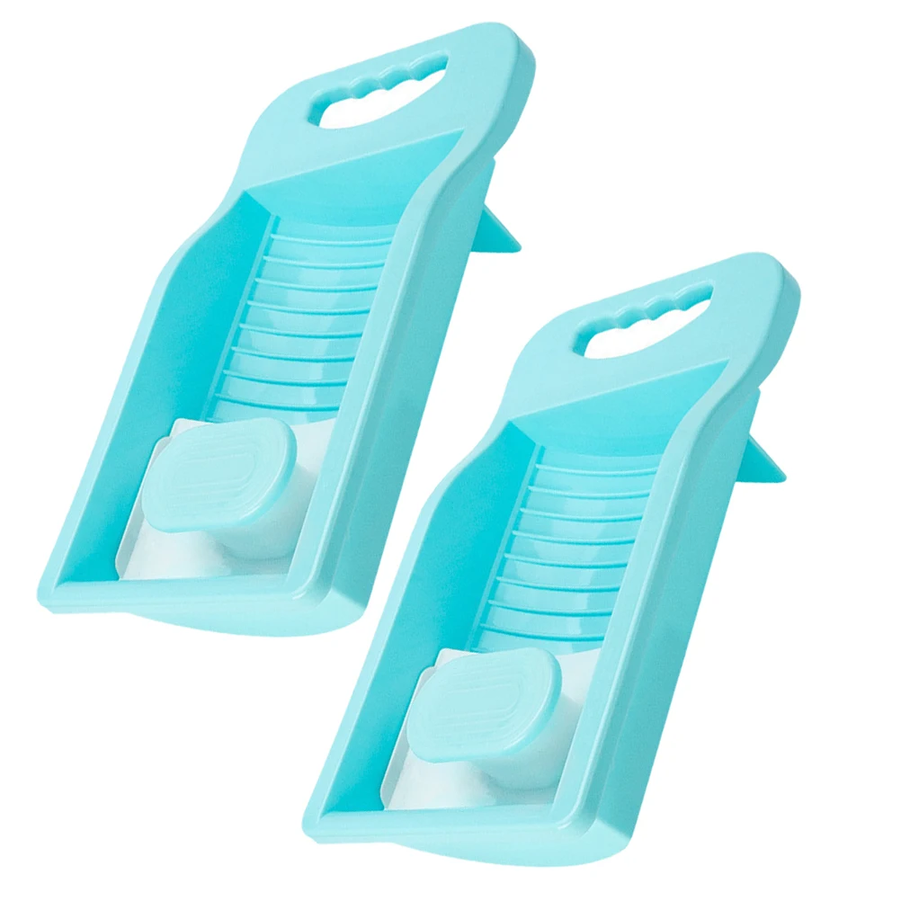 

2Pcs Washboard for Laundry Cleaning Sock Bra Briefs Underwear Household Compact Durable Practical Storage Tool