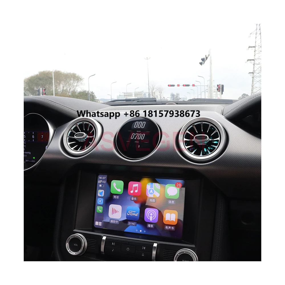 

Car LCD Dashboard Panel Car Digital Speedometer Instrument Cluster Dashboard Meter Linux System for Ford Mustang 2015-2021