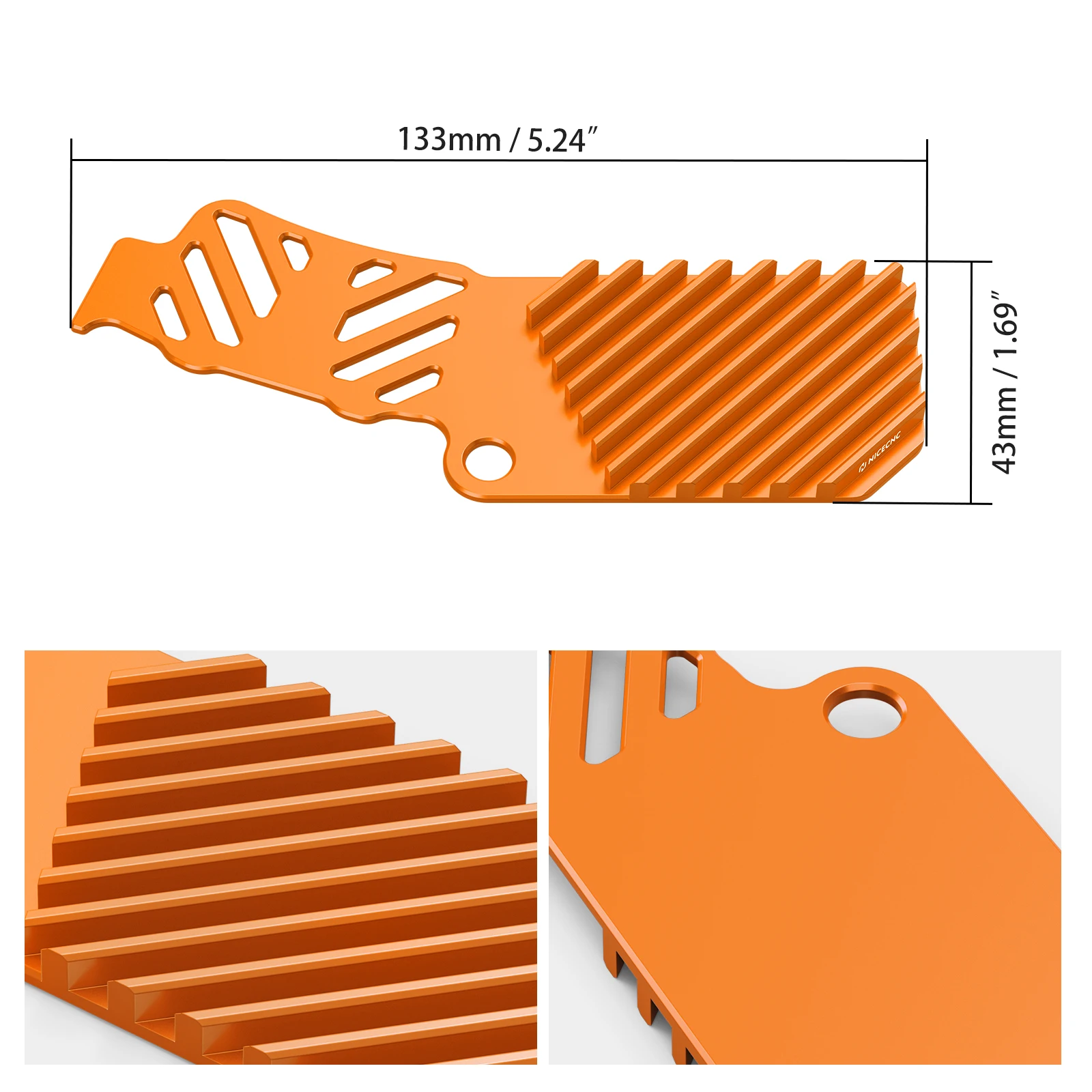 For KTM 690 SMC R 2014-2024 690 Enduro R 2009-2023 Rear Brake Caliper Cooler For Husqvarna 701 Enduro R Supermoto 2016-2023 - Image 3