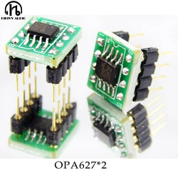 OPA627AU *2 SOP8 OP AMP Dual Operational Amplifier Similar Tube Sound Gold Plated Adapter PCB Board HIFI Audio DIY Module