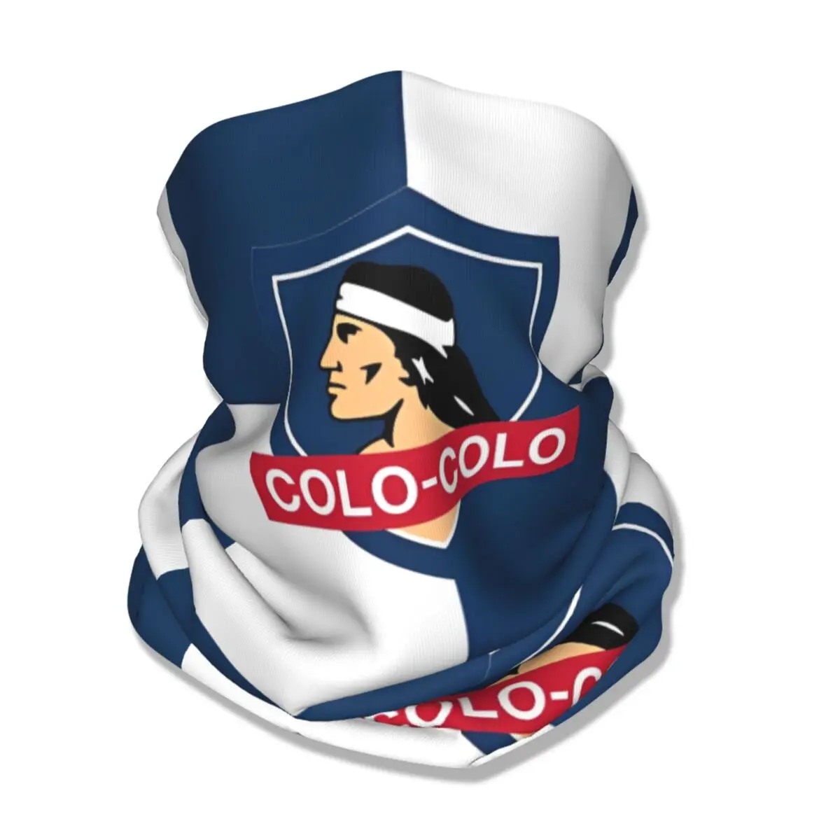 

Chile Colo-Colo Football Club Bandana Neck Gaiter Printed Campeon Mask Scarf Warm Headband Outdoor Sports for Men Women Adult