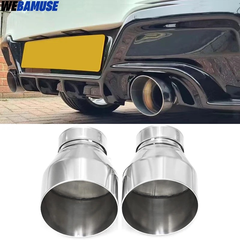 

2 шт./лот, выхлопная труба для BMW F22 F23 M235i M240i F20 F21 M135i M140i F30 F31 M335i M340i F32 F33 F36 M435i M440i, глушительная труба