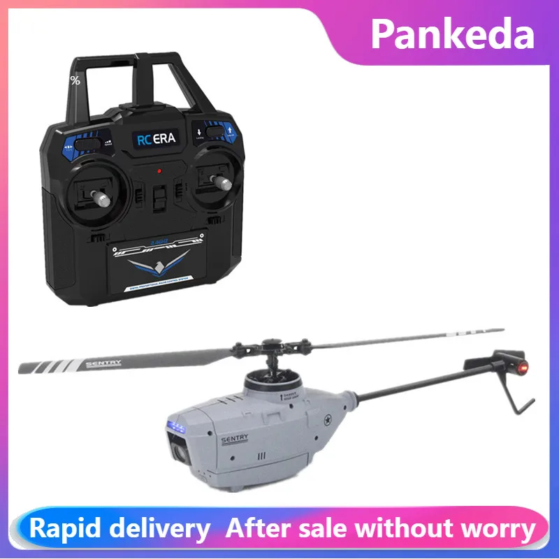 

Радиоуправляемый вертолет C127AI с камерой 720P, 2.4G, 6-осевым гироскопом, стабилизированный, безфлайбарный, профессиональный, 4-канальный, на пульте управления