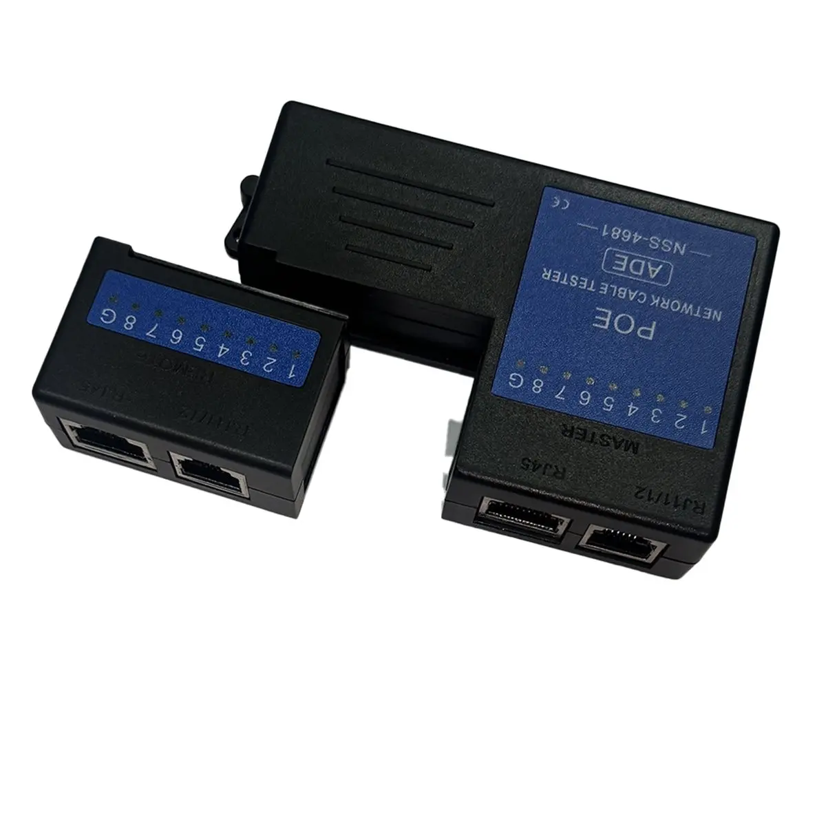 SCLS Mini RJ45 Cable Tester Lan Ethernet Network RJ11 RJ12 CAT5 6 7 UTP LAN Cable Testing Tester Networking Tool Support PoE