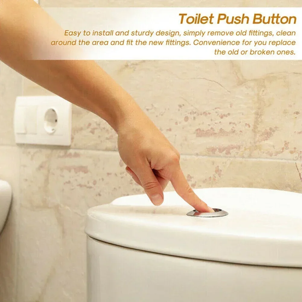 38mm Universal  Bathroom Toilet Push Button Single Dual  Flush Valve Button Toilet Water Tank Button  Bathroom Accessories