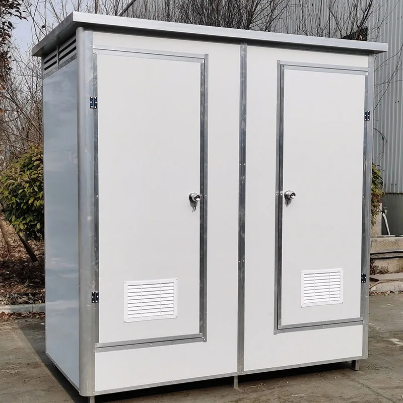 FOODLINE Mobile Temporary Toilet Double Cabin Portable Restroom Separate Men Women WC For Large Gathering Activities