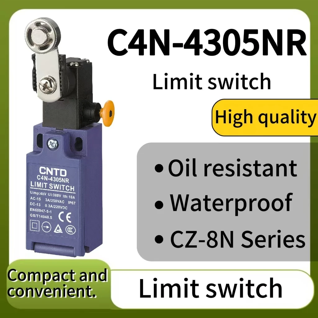 

CNTD C4N-4305NR Manual Reset Limit Switch C4N-4A25R Travel Switch Electrical Component for Industrial Use