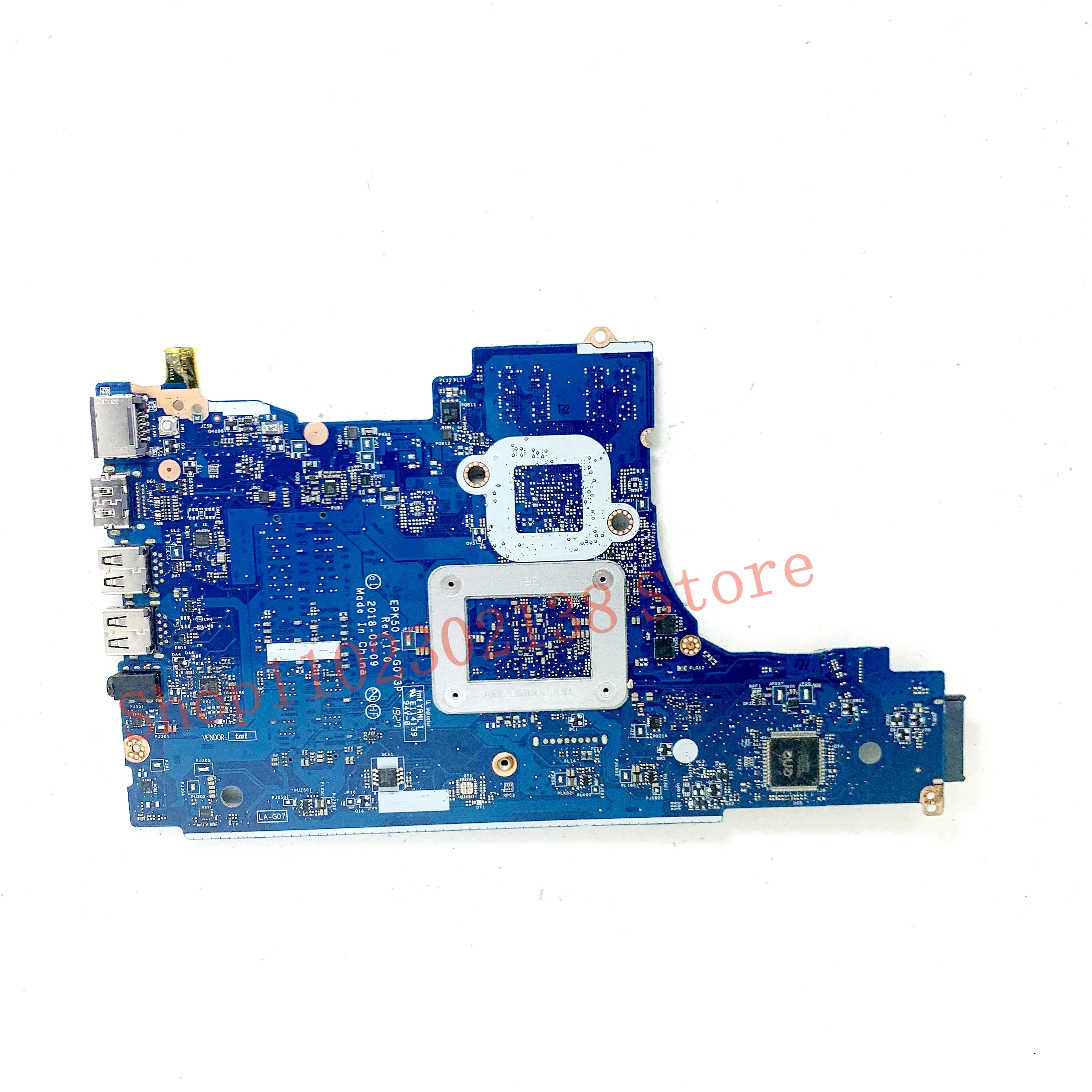 EPK50 LA-G073P With SR3S1 N4000 CPU High Quality Mainboard For HP 15-DA 15T-DA Laptop Motherboard DDR4 100% Full Working Well