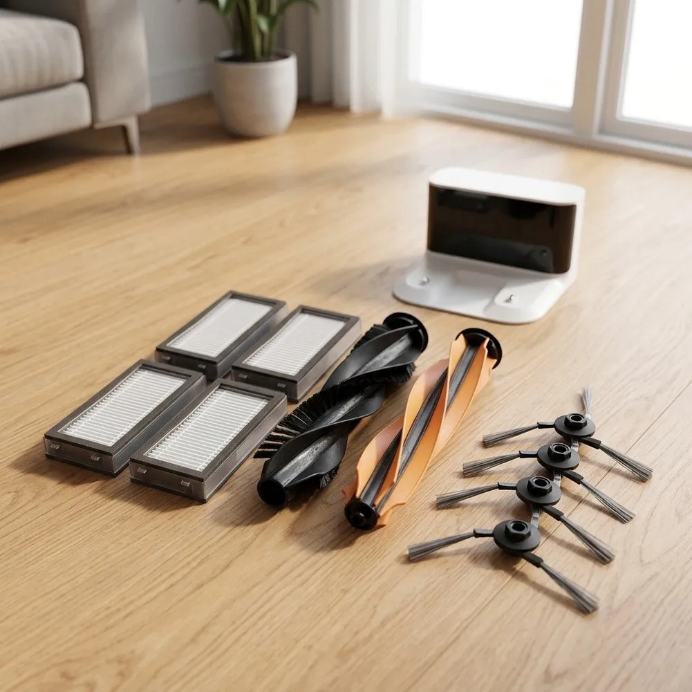 For Dream X50s for Pro for formaster 10 10 for Ultra Brush Filter Kit 2 Main Brushes 4 Side Brushes 4 High Efficiency Filters