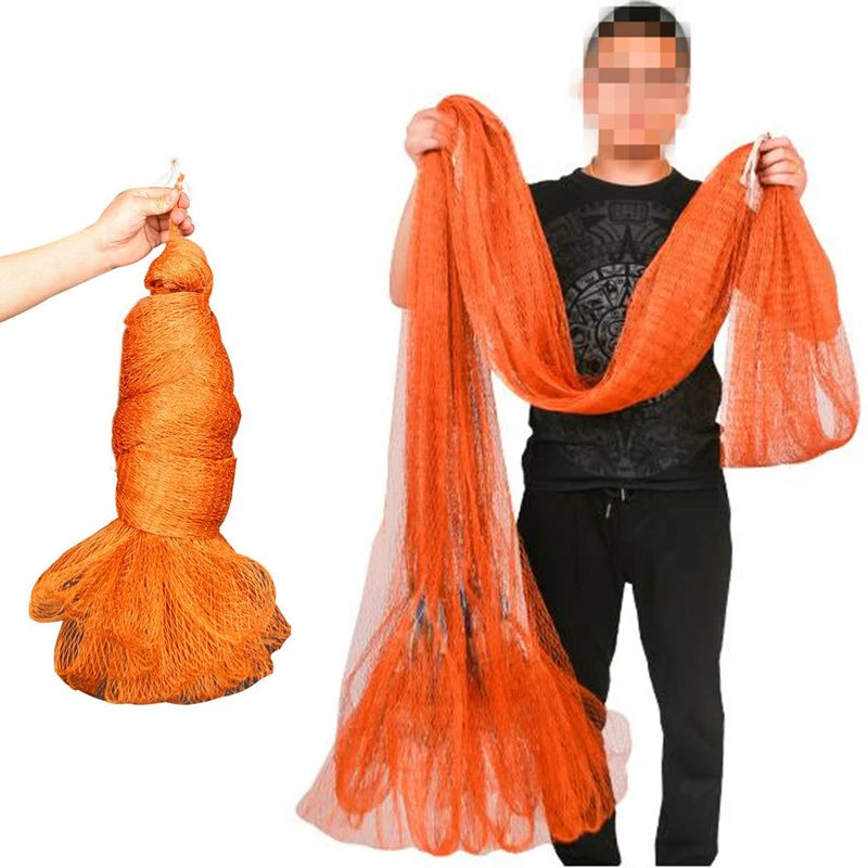 

Finefish Cast Net Height 2.5M/3M/3.5M Korean Style With Bottom Pocket Catch Fish Net Tool Steel Sinker Hand Throw Network