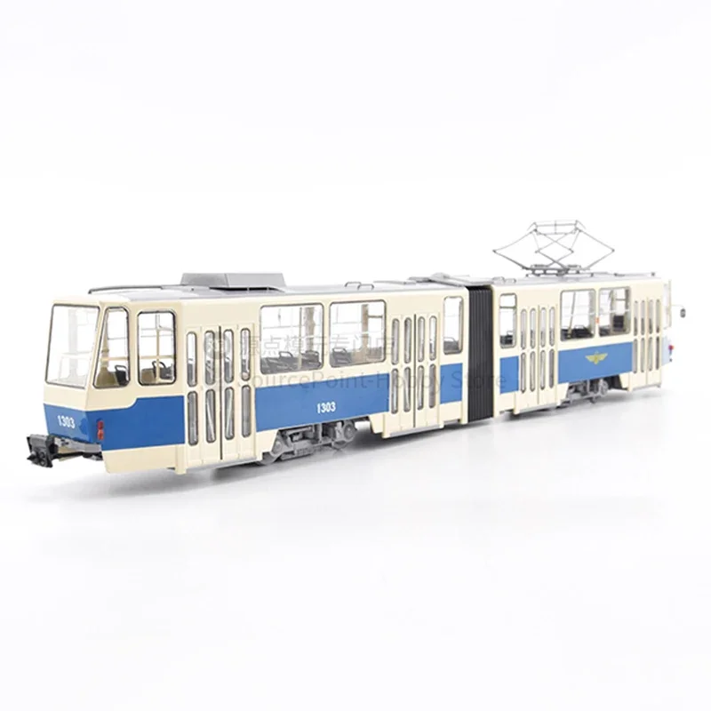 1:43 Scale Diecast Alloy Tatra-KT4 tram public transportation bus Toys Cars PCL47188 Model Classic Adult Souvenir Static Display