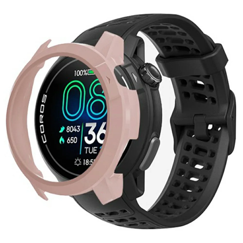 

Для Coros Pace Pro Smartwatch Защитный чехол для ПК Твердый переплет - Розовый