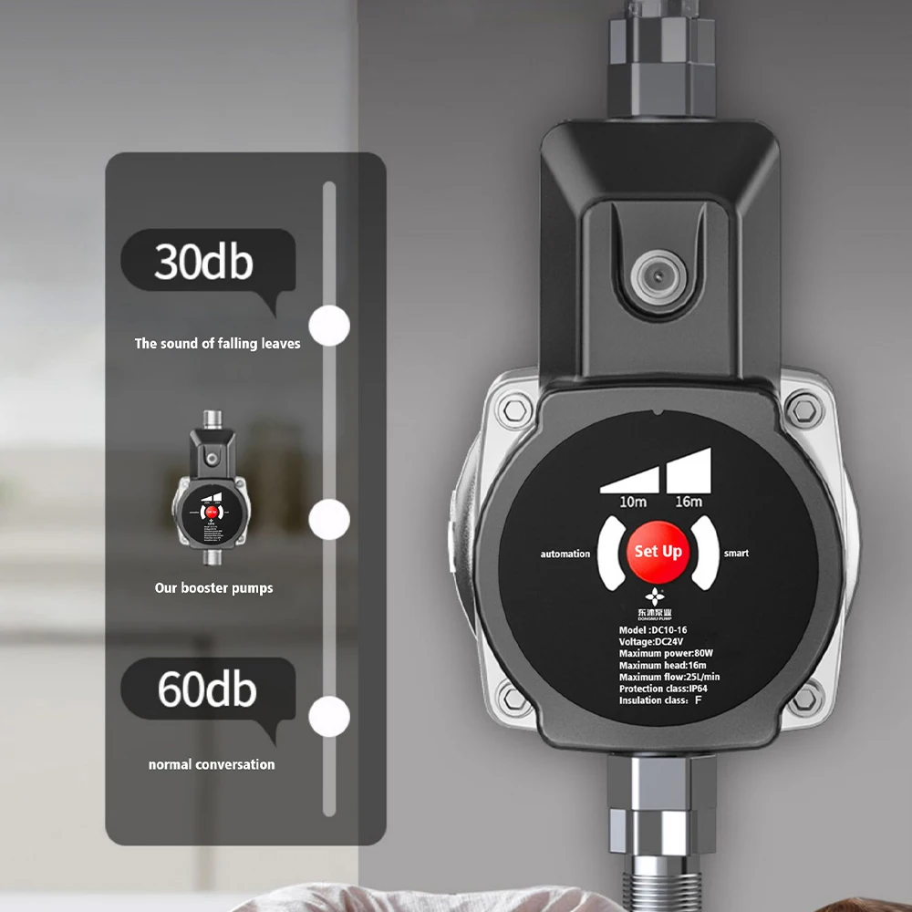 

DM-DC24V-08 Интеллектуальное преобразование частоты 24 В Домашний насос повышения воды постоянного тока с двигателем с постоянным магнитом